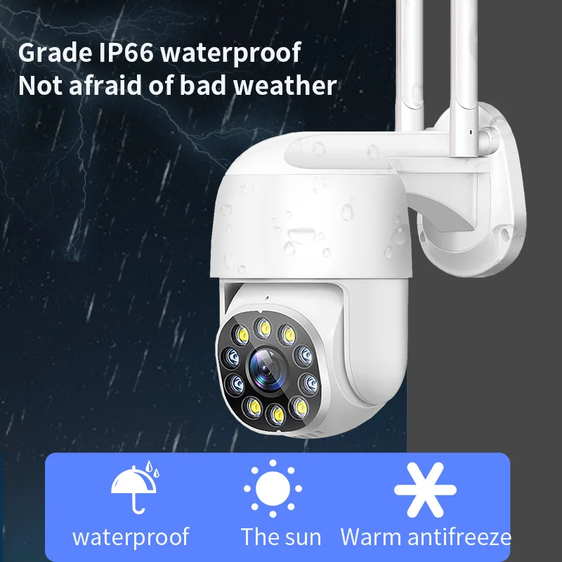 Tuya 390eyes 1080P 2MP waterproof outdoor wifi panorama camera 360 degree surveillance camara seguridad wifi