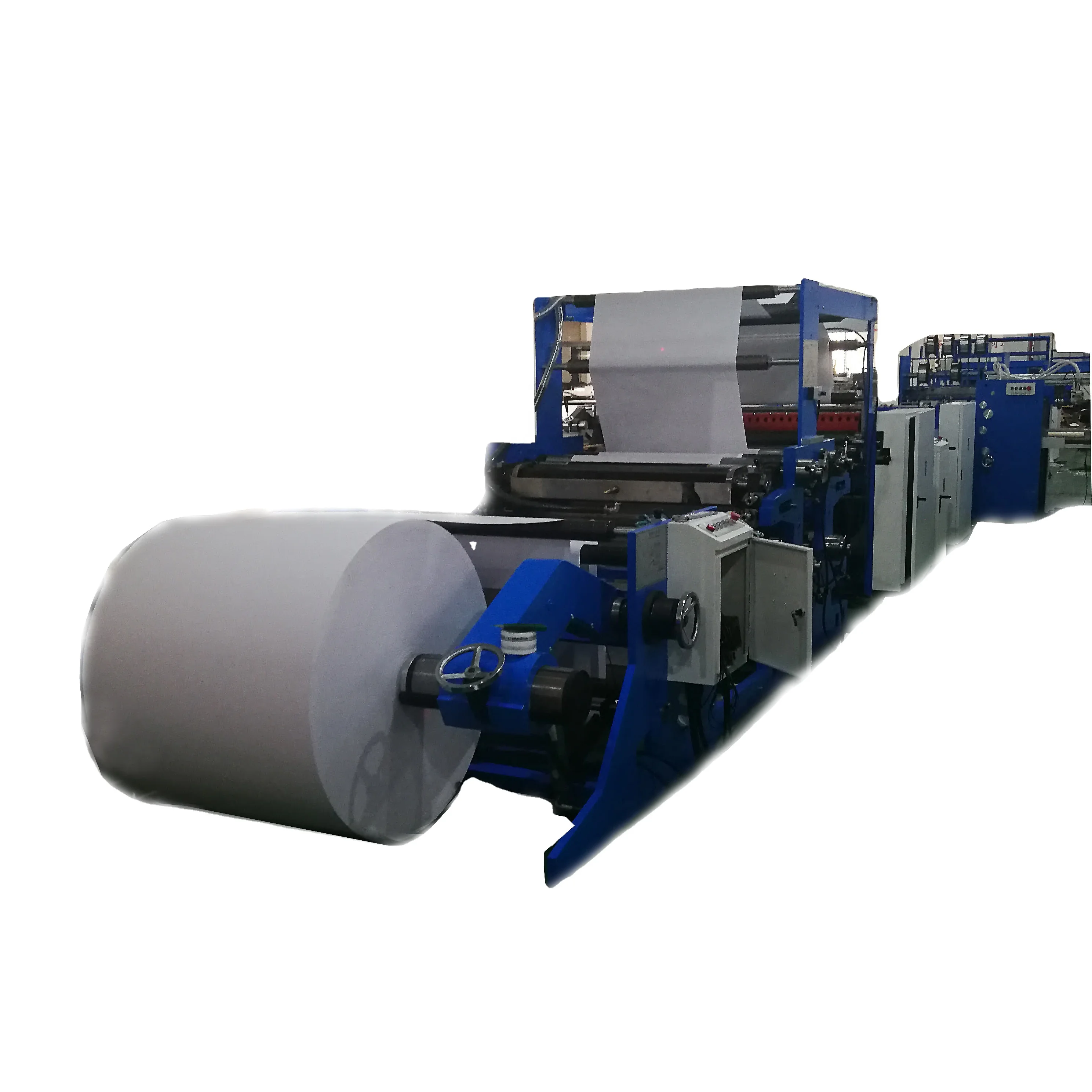 Blue Color Wire Stitching Exercise Book Making Machine