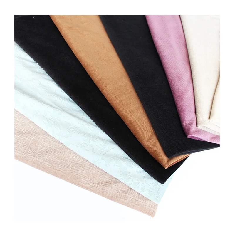 Recycled Latest burnout super soft silk velvet fabric from China