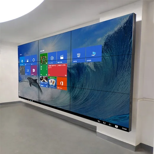 Interactive 55 Inch 1.7MM Slim Bezel Splicing Screen Vidmate 4K Advertising Player Monitor Floor Standing LCD Video Wall