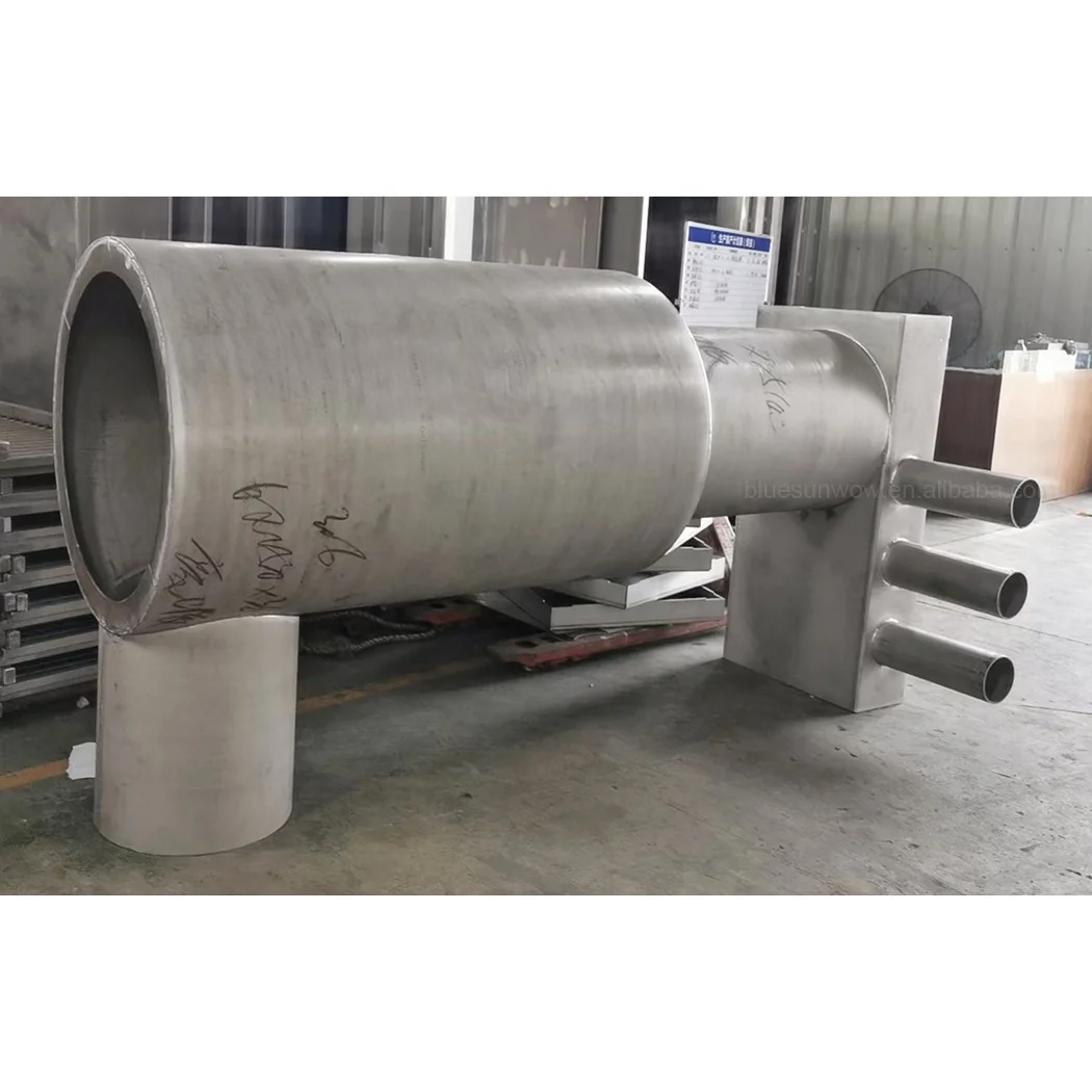 Custom 304 Stainless Steel Chemical Tank Shell Sheet Cutting Tube Sheet Metal Fabrication Industrial Support Welding