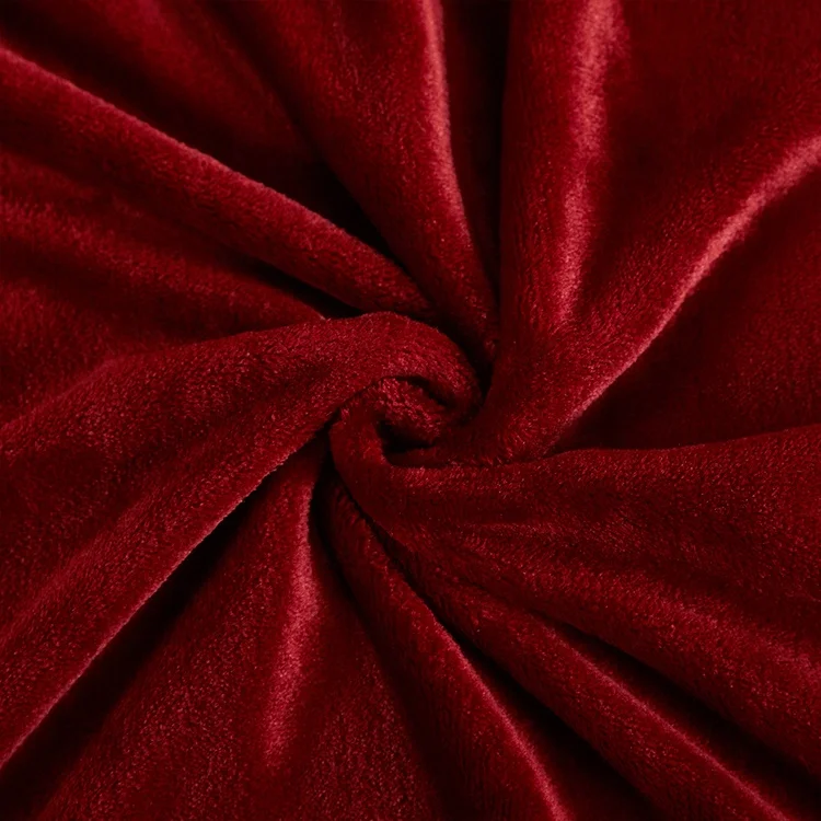 Low price high quality 100% polyester super soft printed flannel blanket