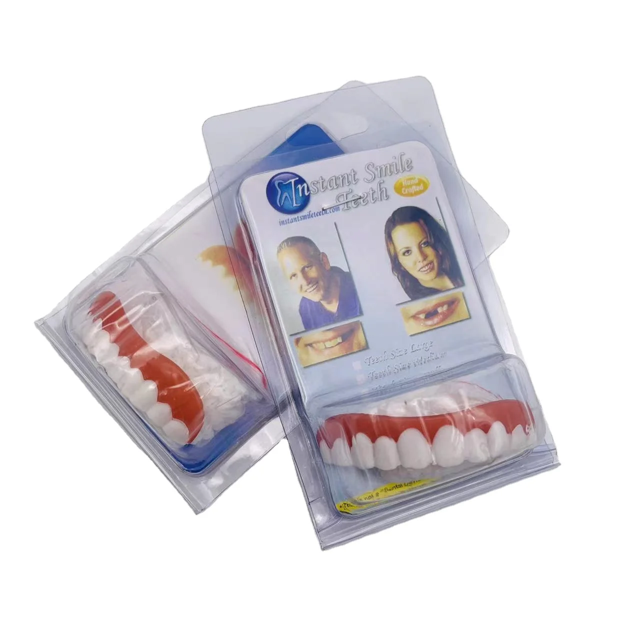 The 4 generation Silicone decorative denture paste for men and women with decorative braces for silicone teeth snapon smile