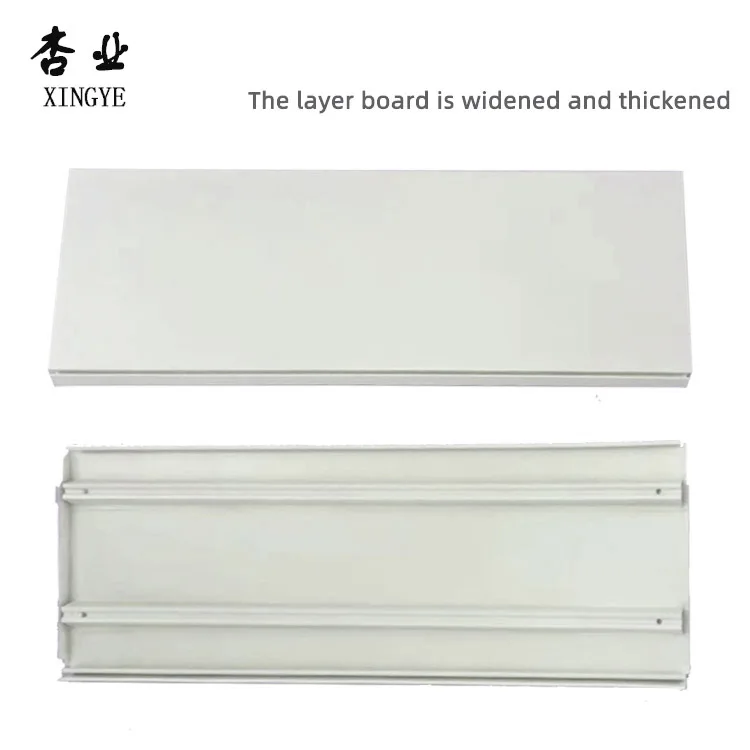 Chuangmeijia High Quality Beautiful Gondola Supermarket Shelf Heavy Duty Cold-rolled Steel Milk White