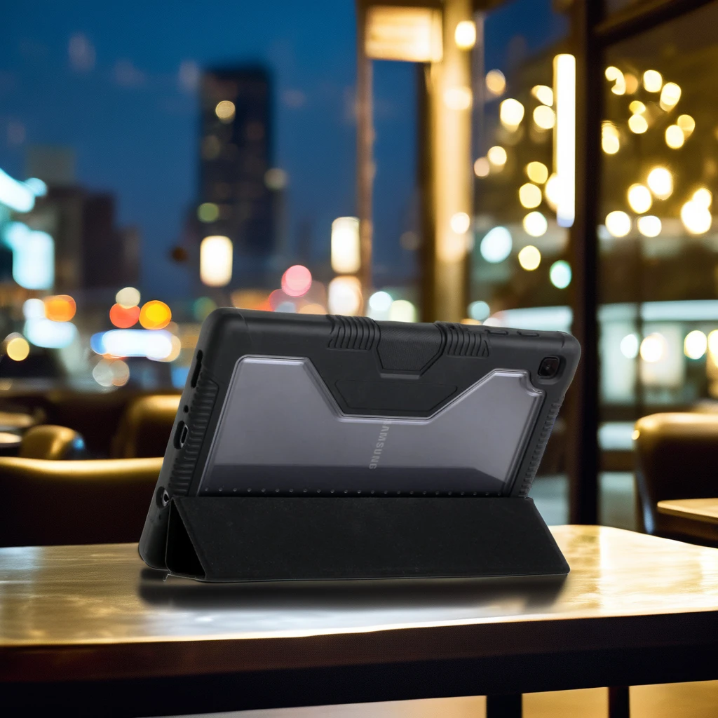 Samsung Galaxy A7 Lite 8.7 Inch Tablet Protective Case Floating Point Style Anti-Drop Scratch Cover Stylish Laptop Bags & Covers