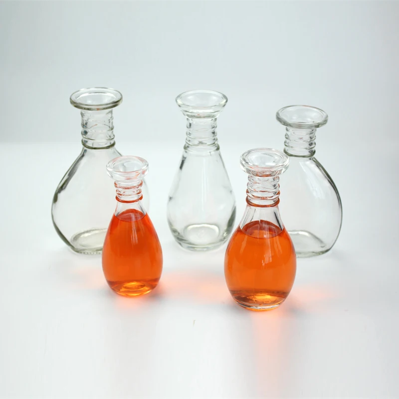 Factory Clear Glass Sand art Vase Glass Sand Painting Bottle 30ml 50ml 80ml 100ml 150ml