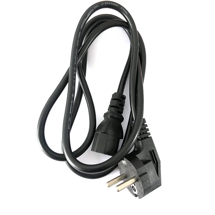 Standard Worldwide Approved Plug Computer  Electrical Wire 2 Core Power Cord