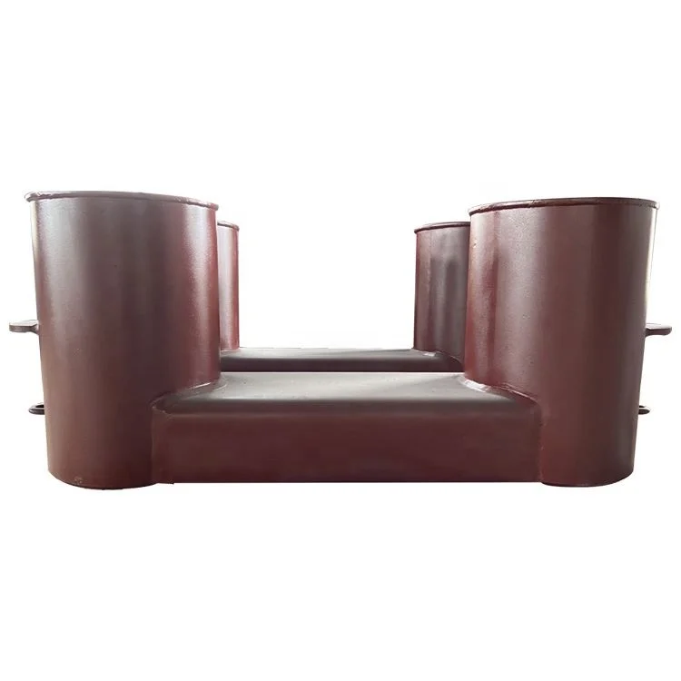 Marine Double Bitt Dock Bollard ISO13795 Welded Steel Marine Bollard