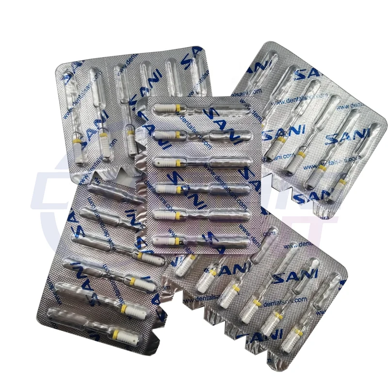 Эндододонтические продукты Sani dental endo file K инструменты для корневых каналов стоматологические файлы и резаки эндододонтический ручной файл
