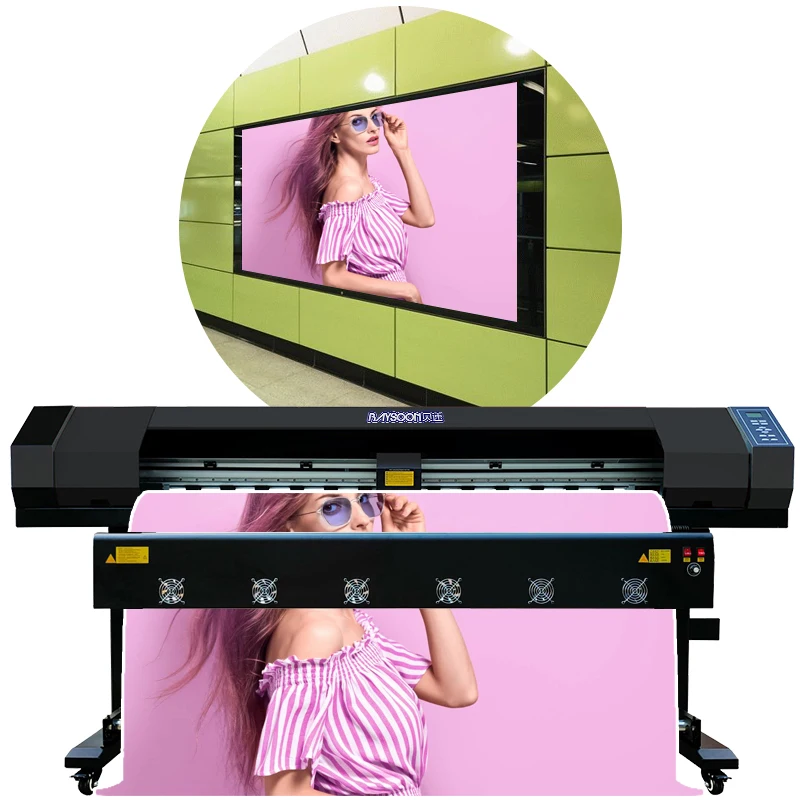 Wide format printing machine 3.2m industrial eco solvent inkjet printer or sublimation machine BN-3204 eco