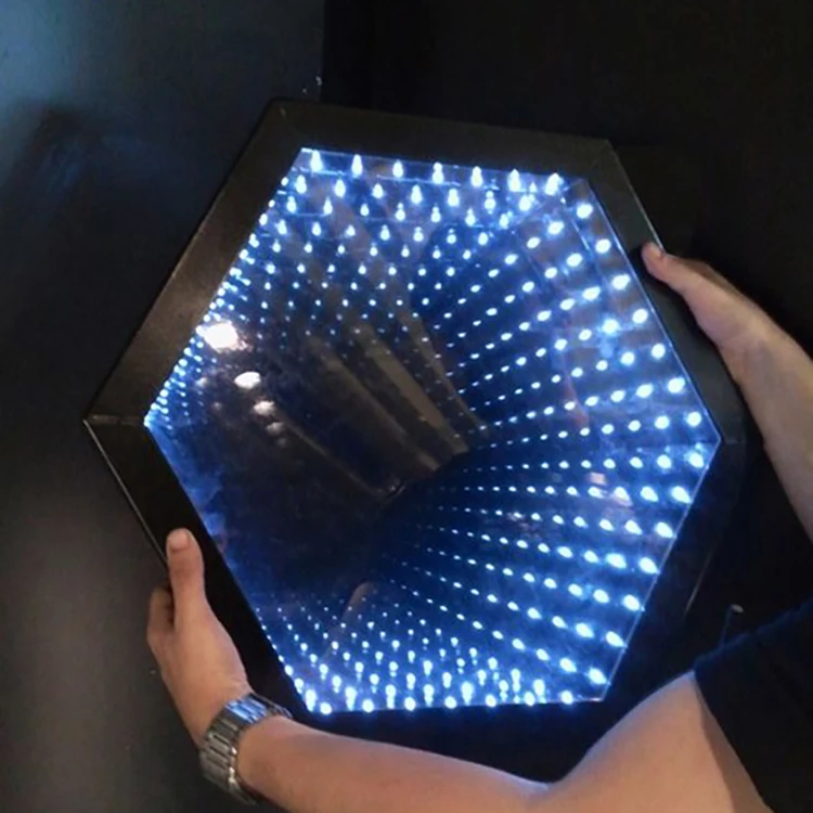 Infinity Mirror Led Light Abyss Mirror Luminous Letter Advertising 3D LED Infinity Mirror With Lights Infinity Neon Sign