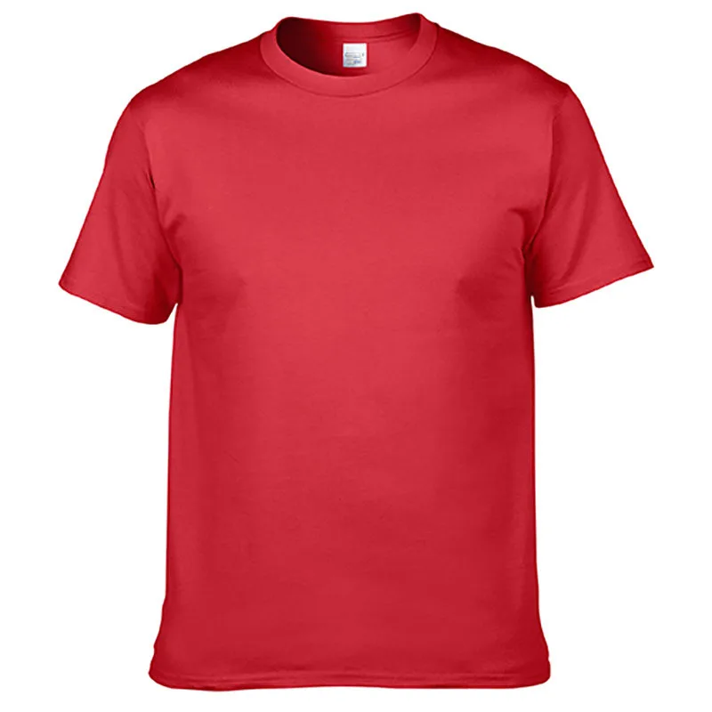 men 32 color option custom t-shirt plain t shirt wholesale OEM blank t-shirt