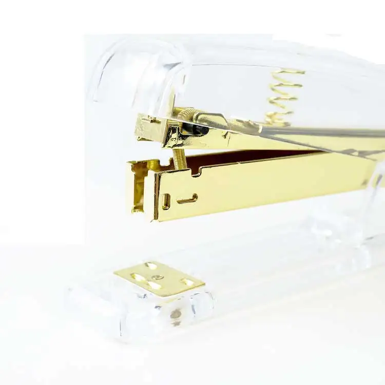 High Quality Hot sale power 25 sheets book paper saving office Stapler golden stapler