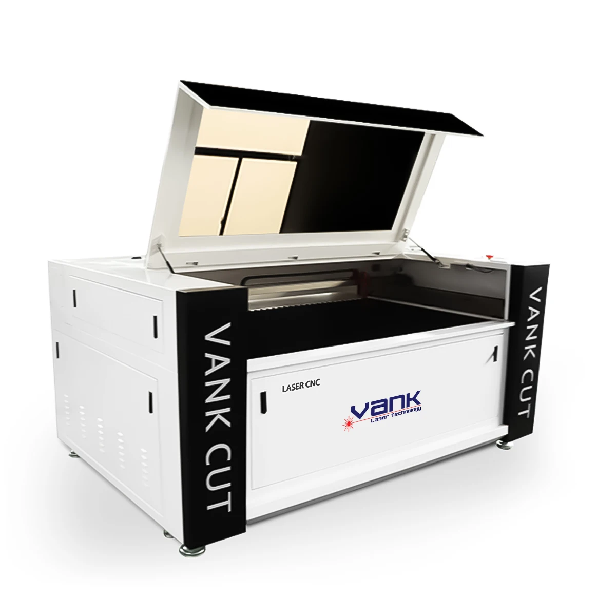 1610 large area co2 double head laser cutting machine 150w