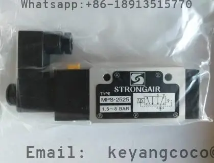 STRONGAIR Solenoid Valve TYPE MPS-3525 1.5-8BAR AC220V DC24V MPS-1525 MPS-3525N-2 MPS-1526 MPS-1530 MPS-2525 Pneumatic Valve