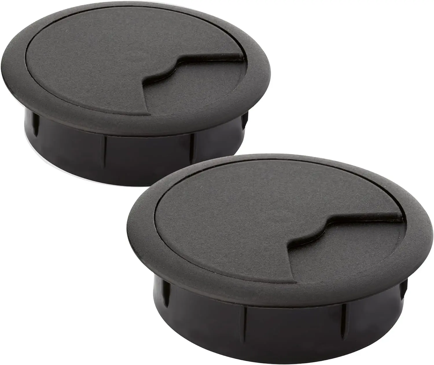 wholesale office furniture 60MM round self-propelled plastic cable hole cover desk grommets thread boxes wire organizers