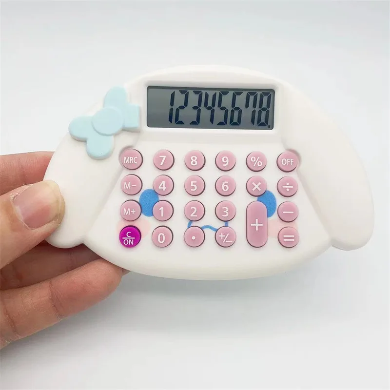 Hot Sale Anime Student Handheld Calculator kawaii anime HelloKittyKuromi desk calculator office school stationery student gifts