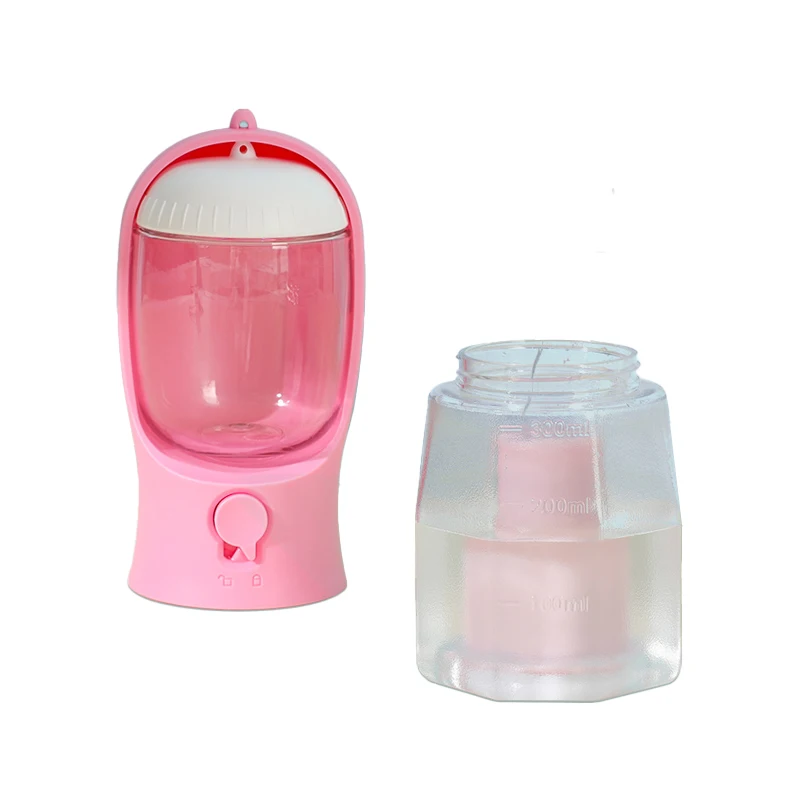 Best Selling 3 in 1  Portable Dog Water Bottle with Food Container Multifunctional Wholesale Pet Supplies Made of Plastic