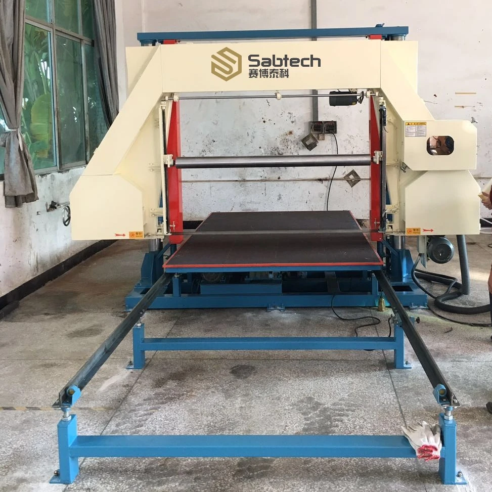 used second hand horizontal foam cutting Made in  foshan China