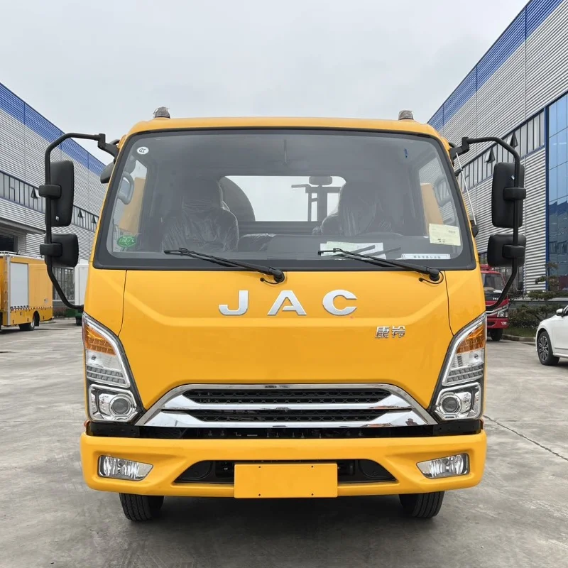 JAC один-буксировочный дорожный спасательный автомобиль двойной аварийный прицеп эффективный Аварийный Грузовик