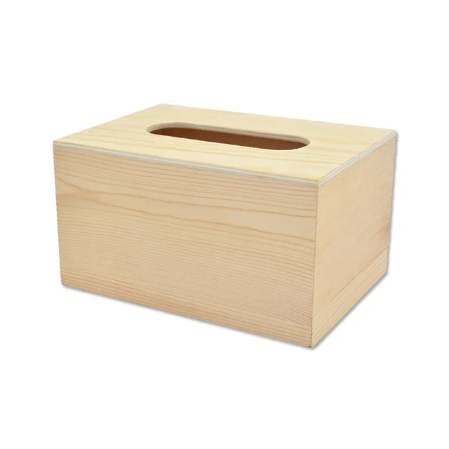 Wholesale Napkin Storage Boxes Wood Tissue Storage Box for Table Organizer