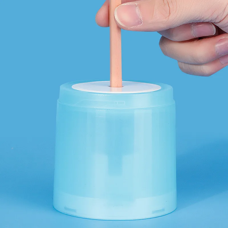 Электрическая точилка для карандашей, стильная электрическая точилка для сухих батарей, Канцтовары для студентов и офиса, АБС