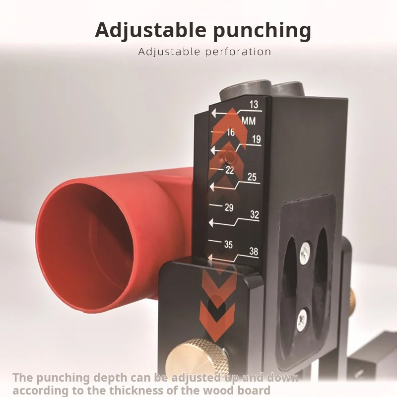 Woodworking Angled Hole Puncher with Oblique Eye Locator   Precision Drilling Tool for Joinery