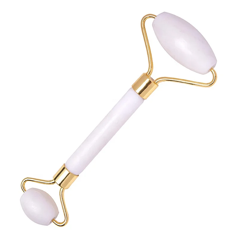 Real White Crystal Stone jade Facial Massage roller Wholesale Cheap Price Jade Roller