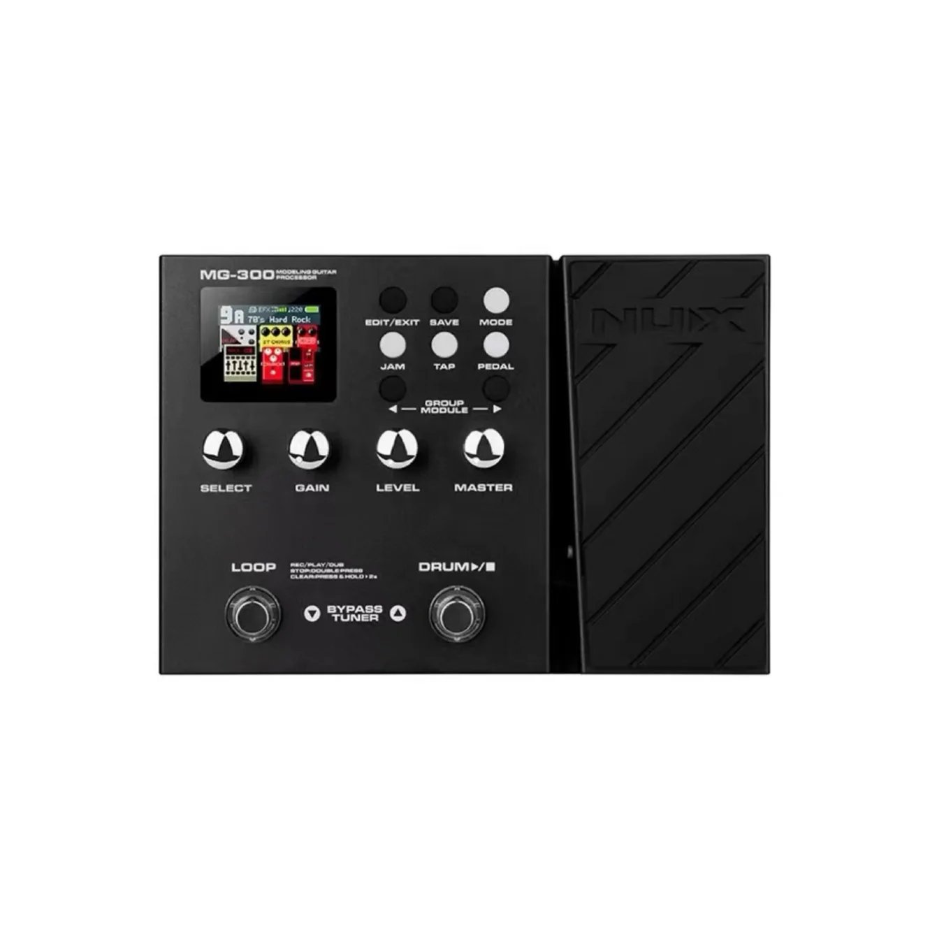 Nux MG-300/MG300/MG 300 modeling multi-effects pedals guitar processor electric guitar effects pedal multi effect for Metal Knob