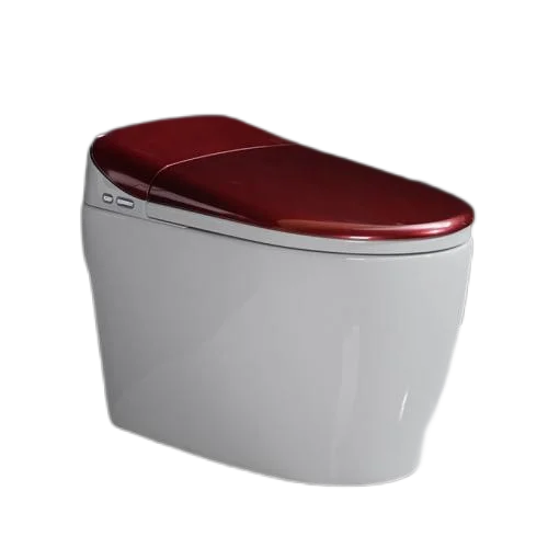 Modern new design multicolor red cover automatic flush health care smart toilet
