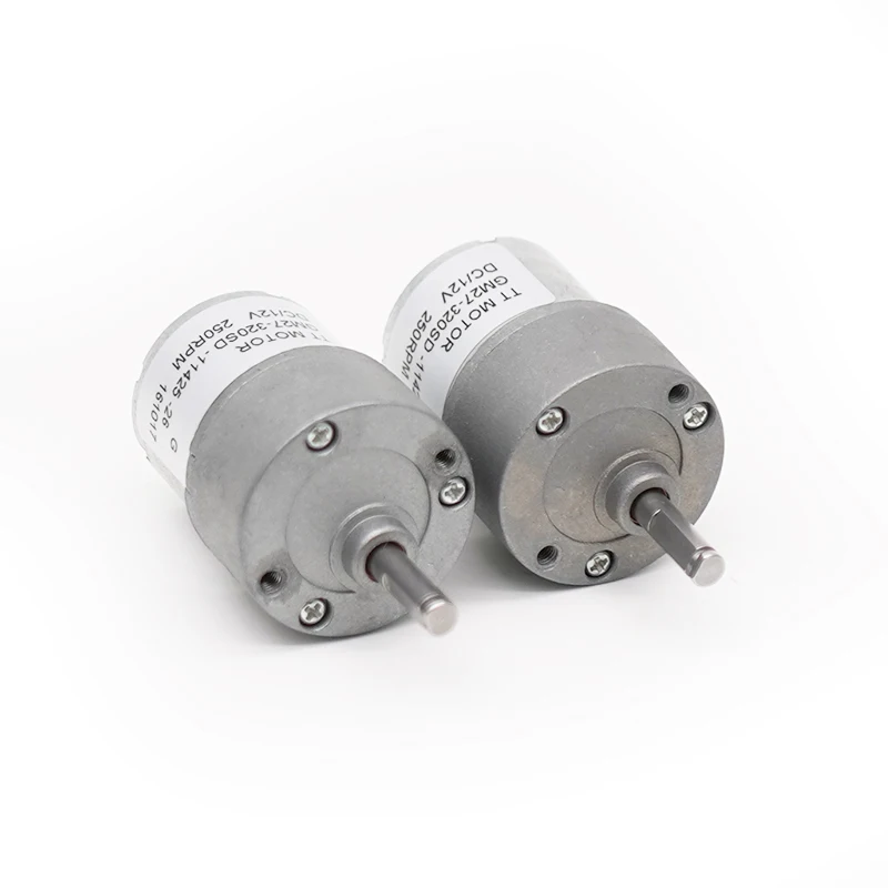 GM27-320SH 12V High Torque Electric DC Motor with Gearbox Reducer 27mm Permanent Magnet for Boat Fan Home Appliance