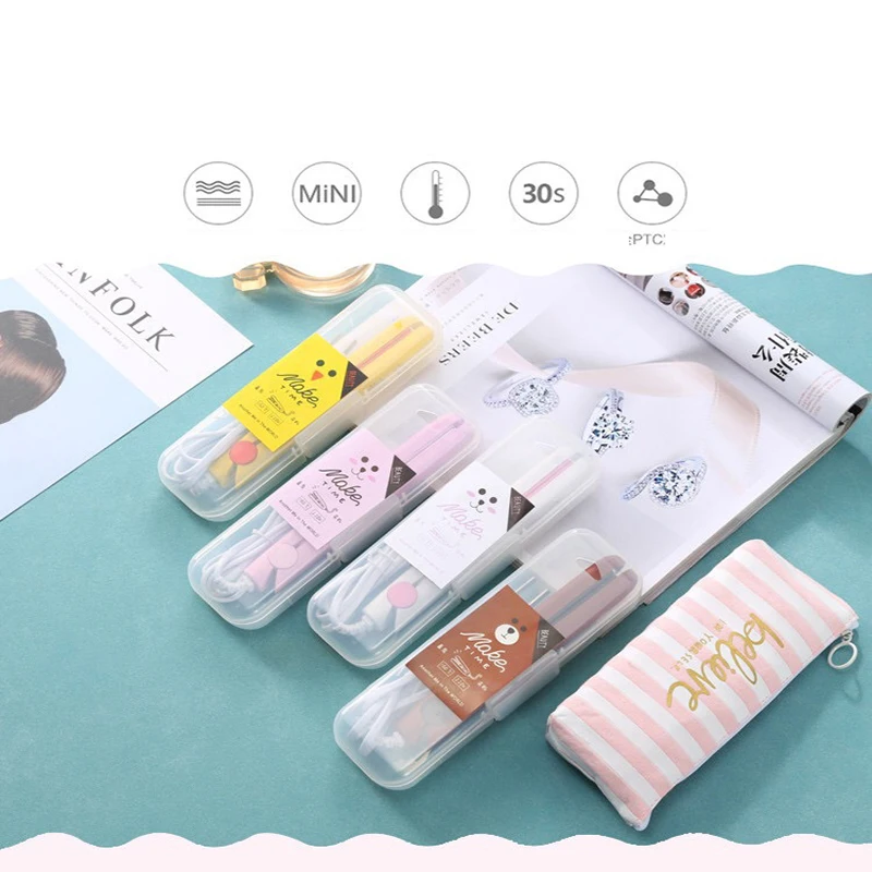 Mini Wet and Dry Straight Hair Splint Corrugate Hair Iron Styling Tools Volume Hair Curler Straight