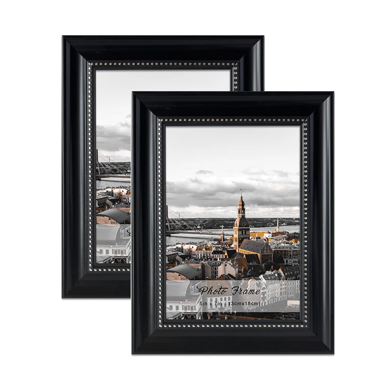 Simple Style Small Size 5X7' Durable Family Tabletop Plastic Photo Frame