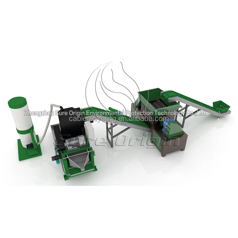 Mini Size Cable Separator Scrap Copper Wire Granulator And Separator Recycling Machine Equipment
