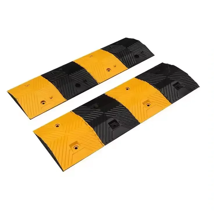 Engineering rubber speed bumps Road speed limit absorber road rubber speed breaker