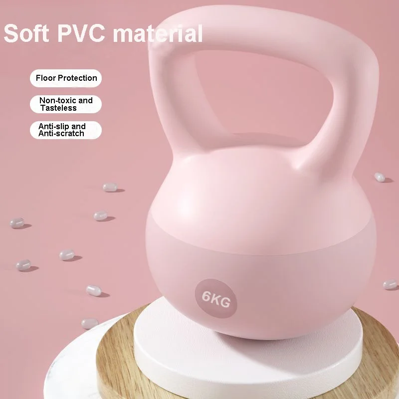 High Quality PVC Soft Kettlebell Household Hip Training And Lifting Dumbbells Squat Strength Training