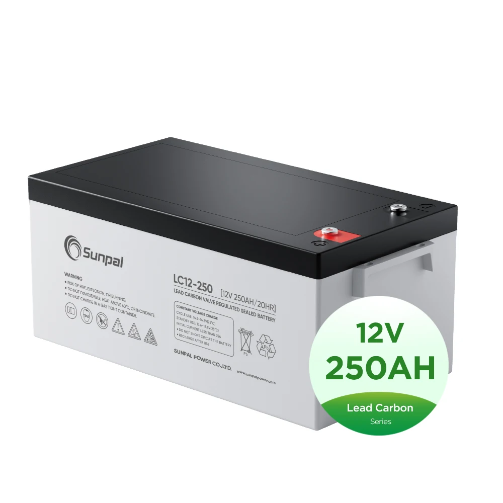 Sunpal свинцовый углеродный аккумулятор 12 В 24 200Ah 200 Ah стеллаж солнечные батареи цена