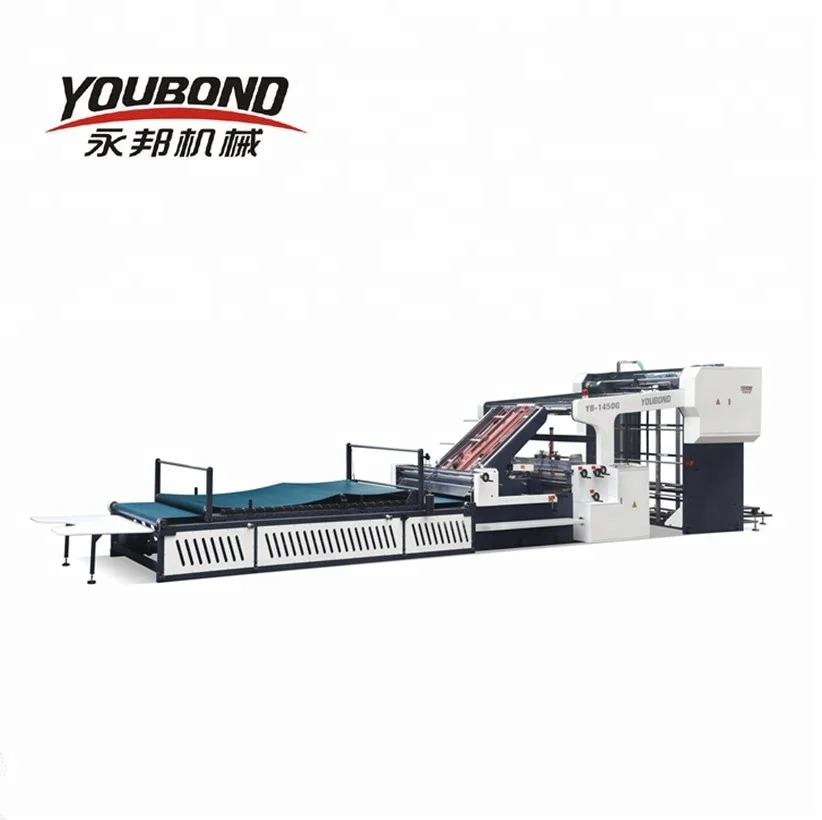 Automatic High Speed Intelligence flute Laminator/corrugated cardboard flute laminating machine with pile turner pallet stacker