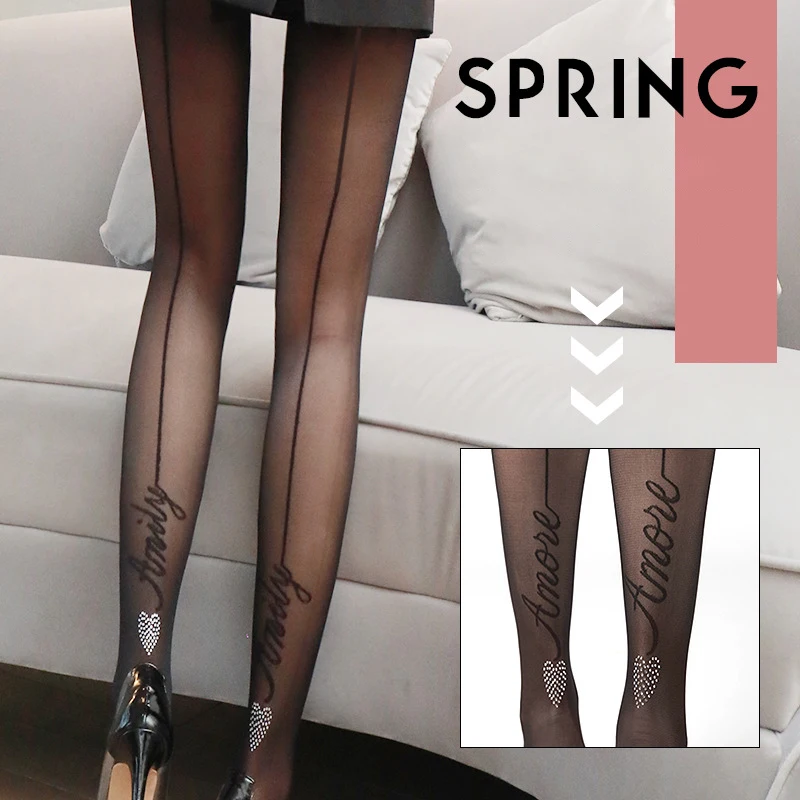 sexy pantyhose designs girls ultra sheer stoking sexy custom printed pantyhose