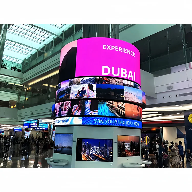 320x160mm Soft Led Screen Indoor Outdoor Curved LED Panel Display P1.5 P2 P2.5 P3 Flexible LED Soft Module