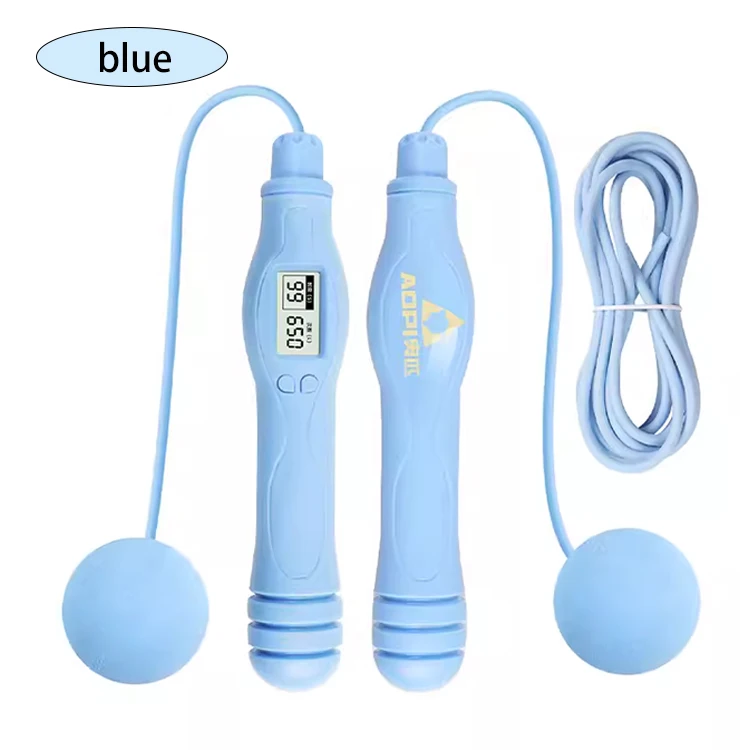 Smart Electronic Display Cordless Jumping Rope Heavy Rubber Digital Calorie Counter Training Counting Cordless Jumping Rope