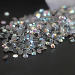 XULIN A Normal Faceted With Hot Fix Flat Back Crystal Glass DMC Hot Fix Rhinestone Stone For Garment Accessories DIY