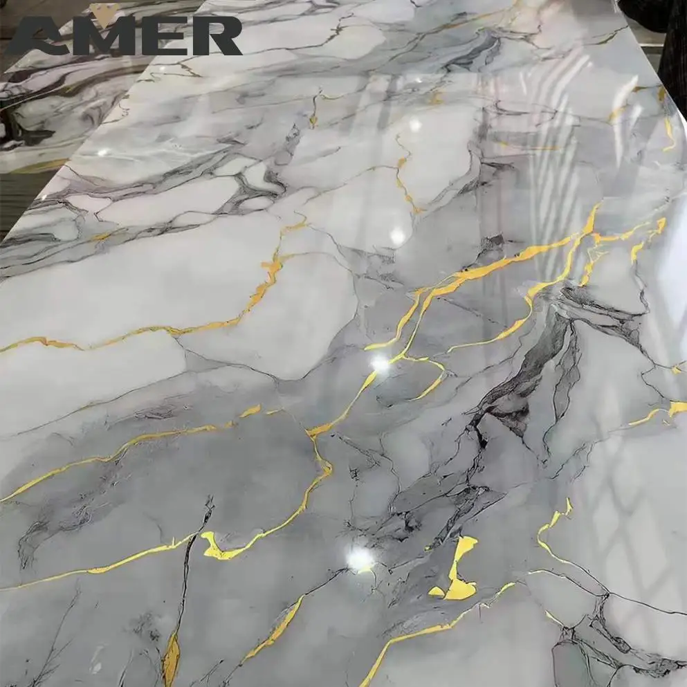 Amer OEM wholesale uv pvc marble sheet wall panel pvc foam sheet plastwood pvc foam board