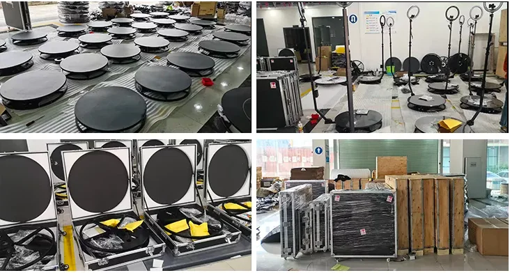 2023 Автоматическая 115 см Светодиодная вращающаяся машина для фотобудки 4 человек iPad selfie спинниновая 360