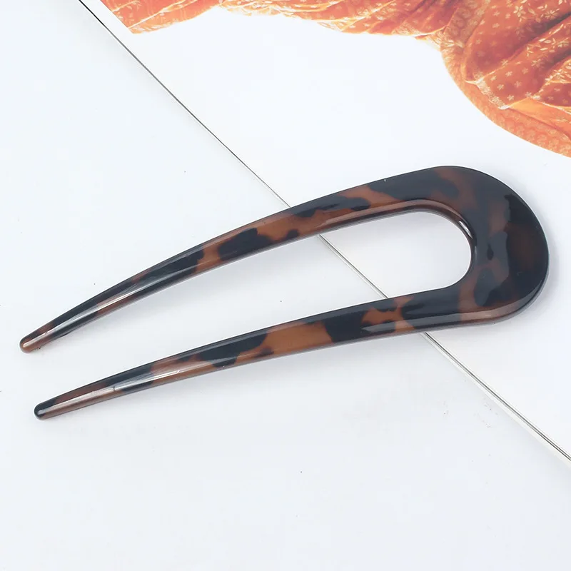 Новинка большой детский китайский материал U-образная заколка с шаровой головкой расческа для волос вилка аксессуары