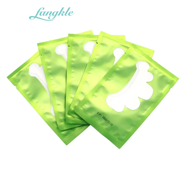 Wholesale flower lint free  gel disposable eye patcheds for eyelash extension