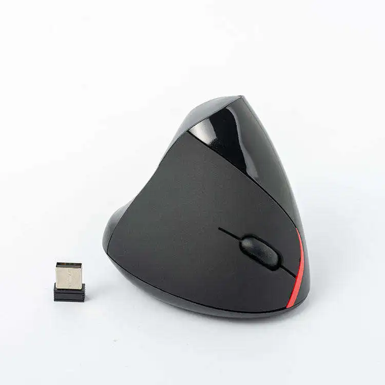 High quality USB rechargeable 2.4G wireless ergonomics generation2 vertical mouse wristband optical mouse