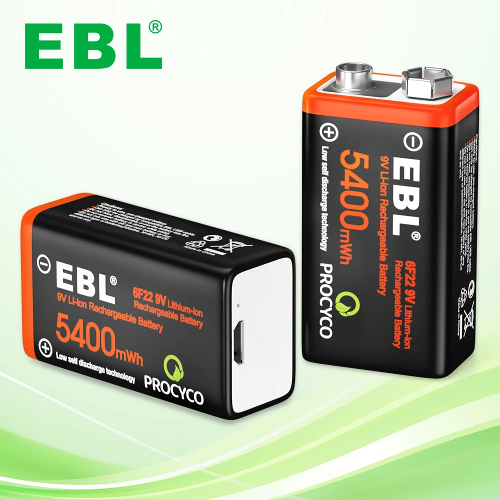 Маленькие пользовательские 6F22 9V литий-ионные аккумуляторные батареи литиевая батарея Usb