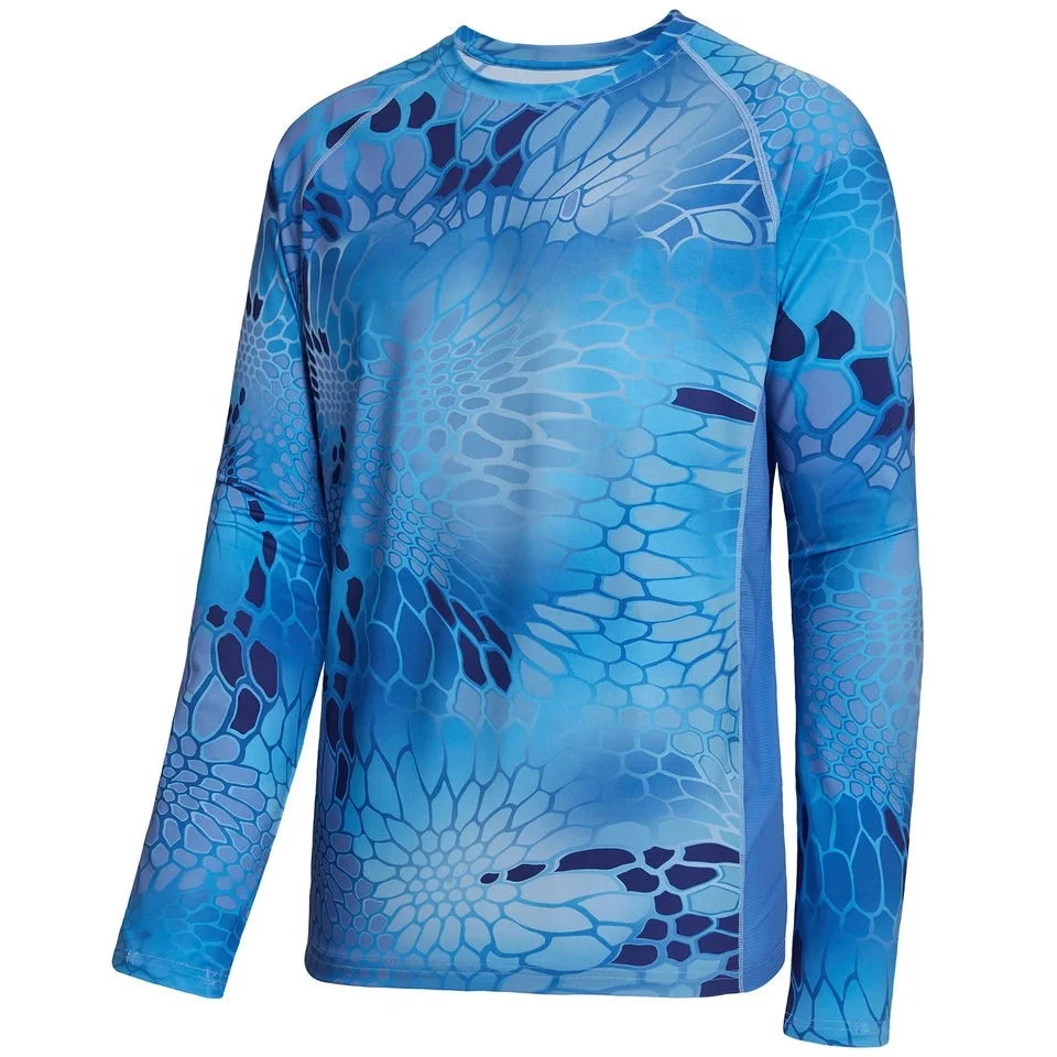 2023 Summer Top Quality Quick-dry Moisture-wicking Upf 50+ Sun Protection Long Sleeve  Fishing T shirts for Sale