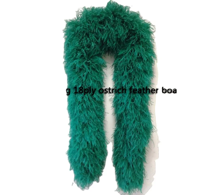 Direct manufacturer Beautiful 18 ply Ostrich Feather Boa For lady boutique Ostrich feather boa